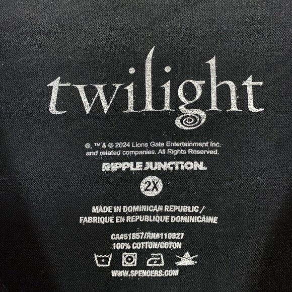 Twilight Saga Bella Where Have You Been Loca Jacob T-Shirt 2X - Picture 4 of 4